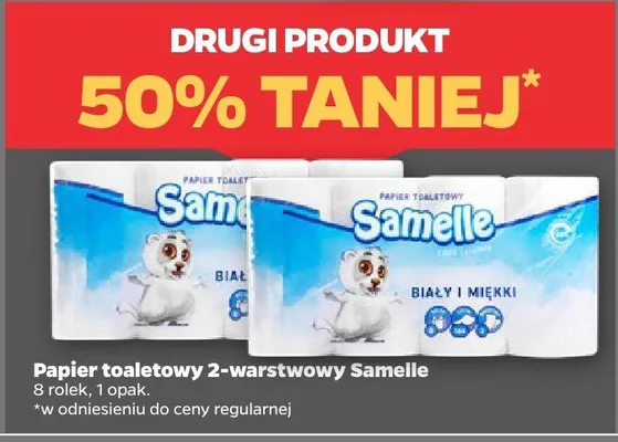 Papier toaletowy 2-warstwowy promocja w Netto