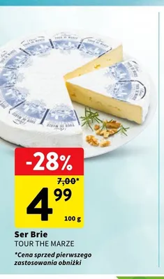 Ser Brie Tour de Marze promocja w Intermarche