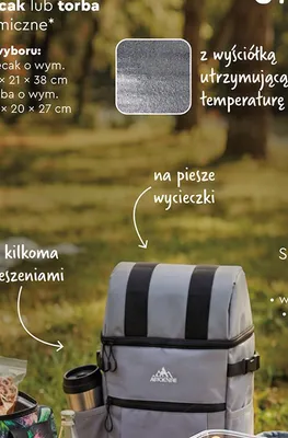 Plecak termiczny Smukee promocja w Biedronka
