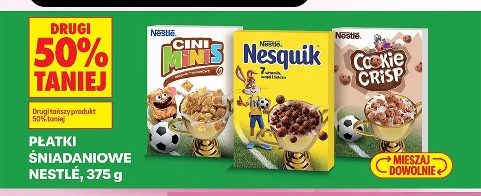 Płatki śniadaniowe Cini Minis Nestlé promocja w Biedronka