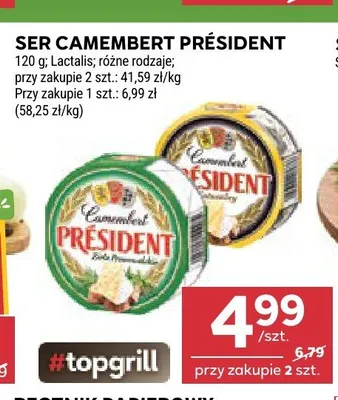 Ser Camembert Président promocja w Stokrotka