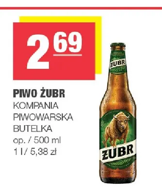 Piwo Żubr promocja w SPAR