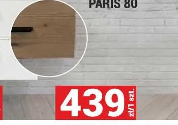 Szafka łazienkowa Paris 80 promocja w Merkury Market