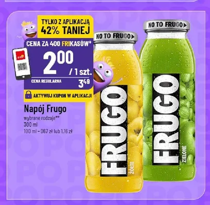 Napój Frugo żółte promocja w POLOmarket