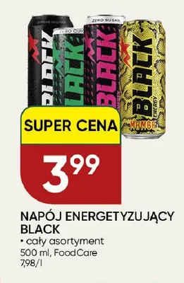 Napój energetyzujący Black promocja w Chata Polska