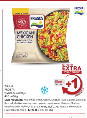 Danie Chicken Paella FroSTA promocja w Intermarche