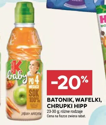 Sok Napój Kubuś Baby promocja w Stokrotka