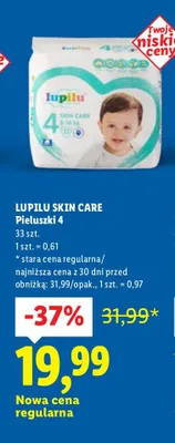 Pieluszki 4 Skin Care promocja w Lidl