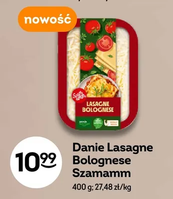 Danie Lasagne Bolognese Szamamm promocja w Żabka