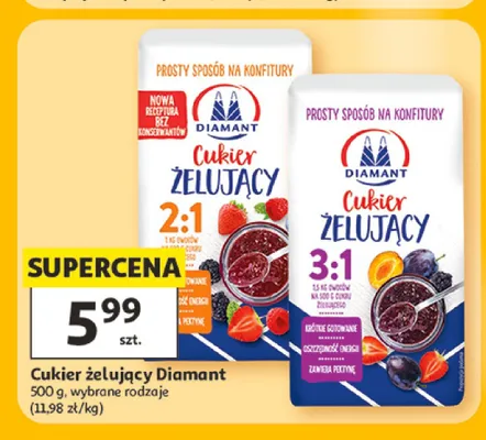 Cukier żelujący Diamant promocja w Auchan