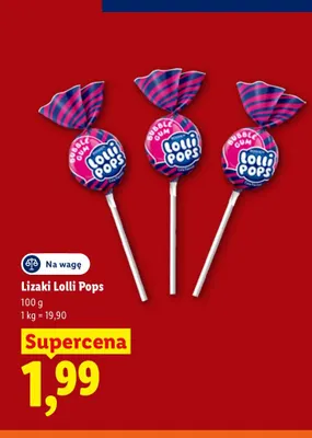 Lizaki Lolli Pops Roshen promocja w Lidl