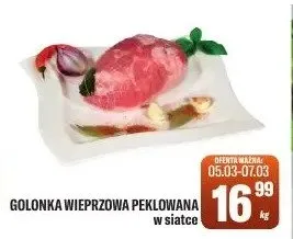Golonka wieprzowa peklowana w siatce promocja w Tomi Markt