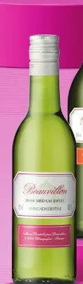 Wino różowe Beauvillon Rose Medium Sweet promocja w Żabka