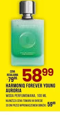Woda perfumowana Harmoniq Forever Young Auroria promocja w Drogerie Natura