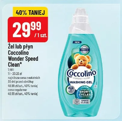 Żel Coccolino Wonder Speed Clean promocja w POLOmarket