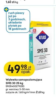 Wylewka samopoziomująca Atlas SMS 30 25 kg promocja w Castorama