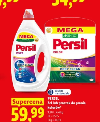 Proszek do prania kolorów Persil promocja w Lidl