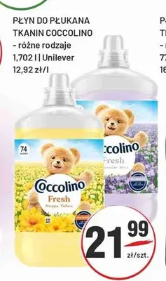 Płyn do płukania tkanin Coccolino promocja w Sedal