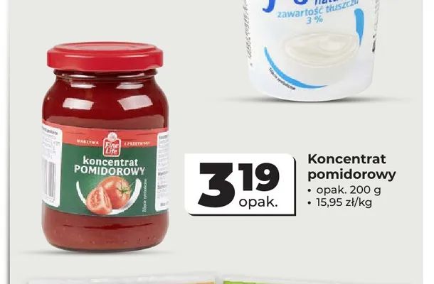 Koncentrat pomidorowy Fine Life promocja w Odido