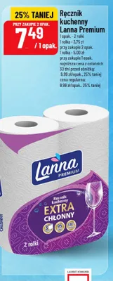 Ręcznik kuchenny Lanna Premium promocja w POLOmarket