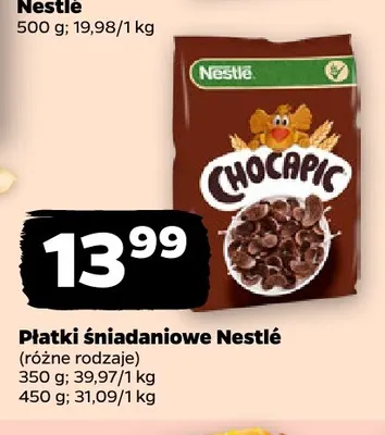 Płatki śniadaniowe Chocapic Nestlé promocja w Netto