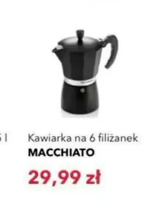Kawiarka na 6 filiżanek Macchiato promocja w Nela
