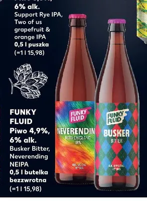 Piwo Funky Fluid Neverending NEIPA promocja w Kaufland