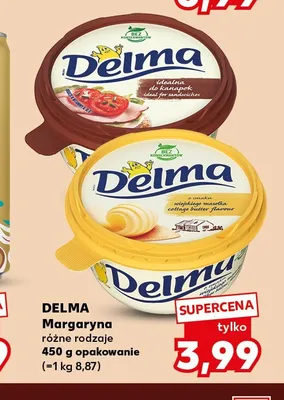 Margaryna Delma idealna do kanapek promocja w Kaufland