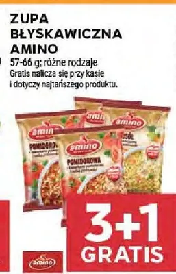 Zupa błyskawiczna amino promocja w Stokrotka