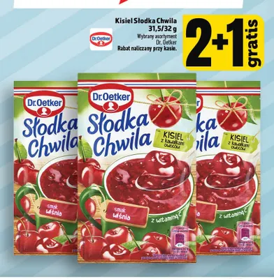 Kisiel Słodka Chwila Dr. Oetker promocja w TOPAZ