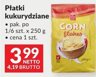 Płatki kukurydziane promocja w Makro
