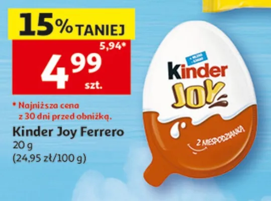 Kinder Joy Ferrero promocja w Auchan