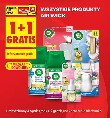 Produkty Air Wick promocja w Biedronka