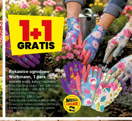 Rękawice ogrodowe Workmann promocja w Twój Market