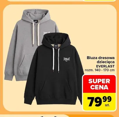 Bluza dresowa dziecięca Everlast promocja w Carrefour
