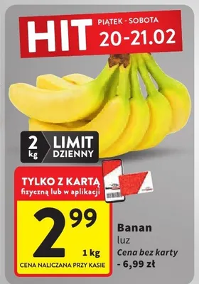 Banan luz promocja w Intermarche