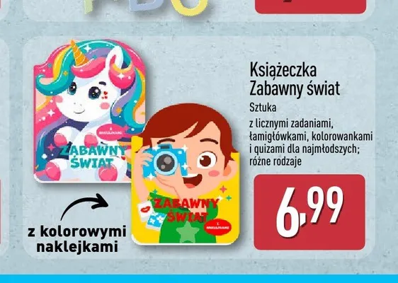 Książeczka Zabawny świat promocja w Aldi