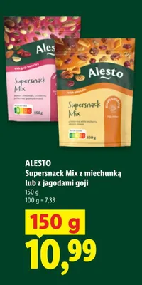 Supersnack Mix z miechunką Alesto promocja w Lidl