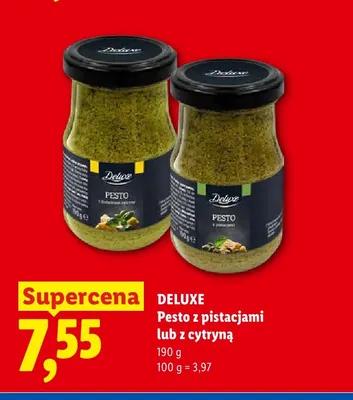 Pesto z cytryną Deluxe promocja w Lidl