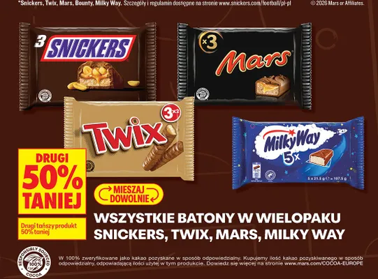 Baton Milky Way w wielopaku promocja w Biedronka