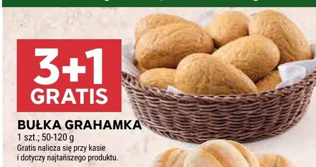 Bułka grahamka Stokrotka promocja w Stokrotka