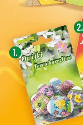 Owiijki termokurczliwe na jajka 12 szt. (różne wzory) promocja w POLOmarket