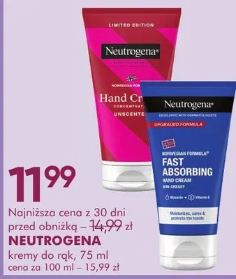Kremy do rąk NEUTROGENA kremy do rąk promocja w Makro