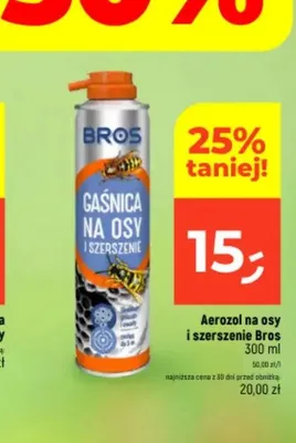 Aerozol na osy i szerszenie Bros promocja w Dealz