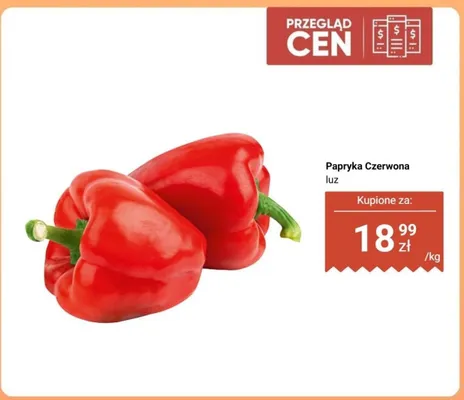 Papryka czerwona promocja w Biedronka
