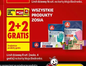 Produkty Zosia promocja w Biedronka