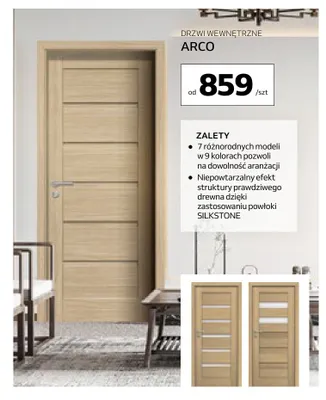 Drzwi wewnętrzne POL-SKONE Arco promocja w Komfort