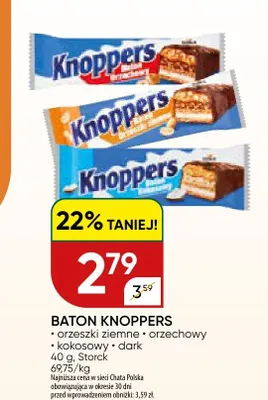 Baton Knoppers dark promocja w Chata Polska