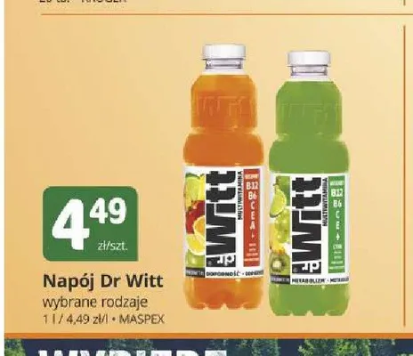 Napój Dr Witt zielony promocja w Marketvita