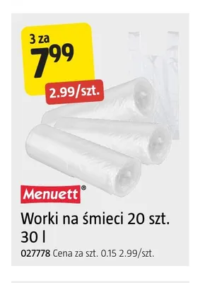 Worki na śmieci 30 l Menuett promocja w Jula
